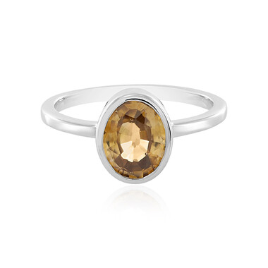 Anello in argento con Zircone Mandarino