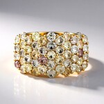 Anello in oro con Diamante Fancy SI2 (CIRARI)