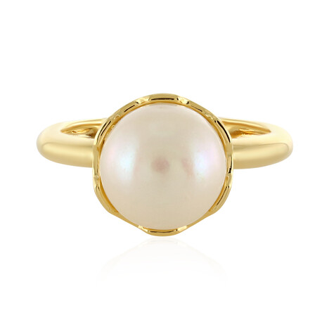 Bague en argent et Perle de culture d'eau douce