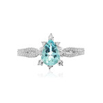 Brasilianischer Aquamarin-Goldring (CIRARI)