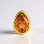 Ciondolo in argento con Quarzo Arancione