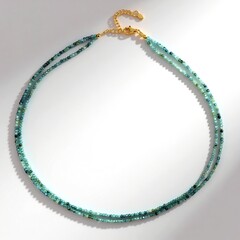 Collana in argento con Indicolite
