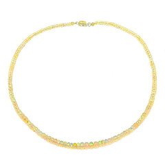 Collier en argent et Opale Welo