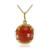 Collana in argento con Onice Rossa