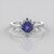 Bague en argent et Tanzanite