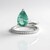 Anello in argento con Fluorite Verde