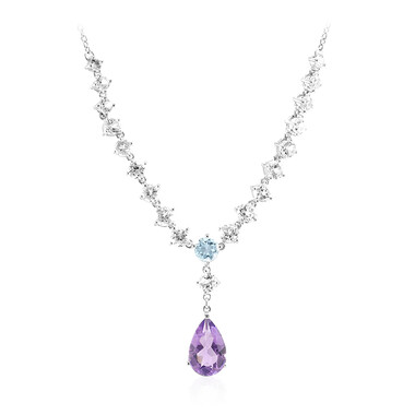 Amethyst-Silbercollier