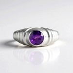 Anello in argento con Ametista del Marocco (de Melo Essence)