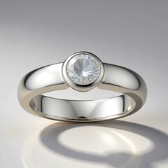 Anello in argento con Zircone