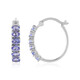 Orecchini in argento con Tanzanite
