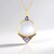 Collana in argento con Pietra di Luna Bianca (KM by Juwelo)
