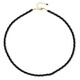 Collana in argento con Spinello Nero