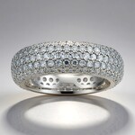 Anello in argento con Zircone
