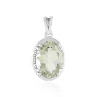 Pendentif en argent et Améthyste verte