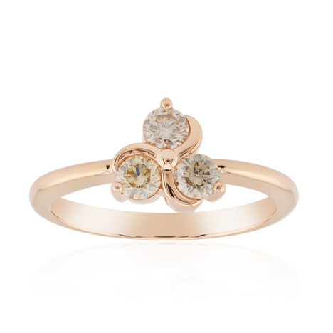 Bague en or et Diamant rose de France SI1 d'Argyle  (Annette)