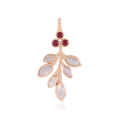 Weißer Mondstein-Silberanhänger (KM by Juwelo)