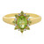 Anello in argento con Peridoto