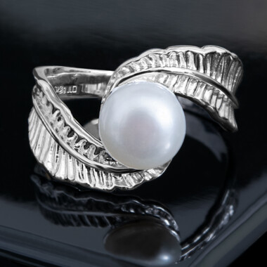 Anillo en plata con Perla Freshwater (TPC)