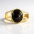 Anello in argento con Zaffiro Stellato Nero (de Melo Essence)