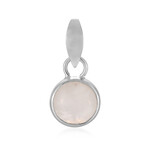 Bihar-Regenbogen-Mondstein-Silberanhänger