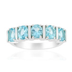 Blauer Apatit-Silberring (Pallanova)