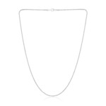 Silber-Criss-Cross-Kette - 3,92 g - 45,5 cm - rhodiniert