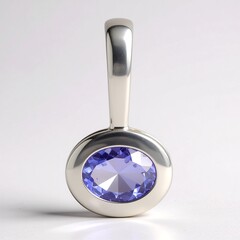 Ciondolo in argento con Tanzanite (Pallanova)
