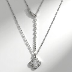 Collana in argento con Zircone (Adela Silber)