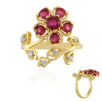 Madagaskar-Rubin-Silberring