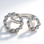 Anello in argento con Zircone