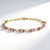 Bracciale in oro con Zaffiro Rosa (CIRARI)