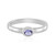 Bague en argent et Tanzanite