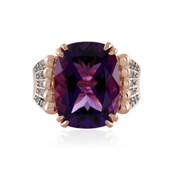 Moroccan Amethyst Silver Ring
