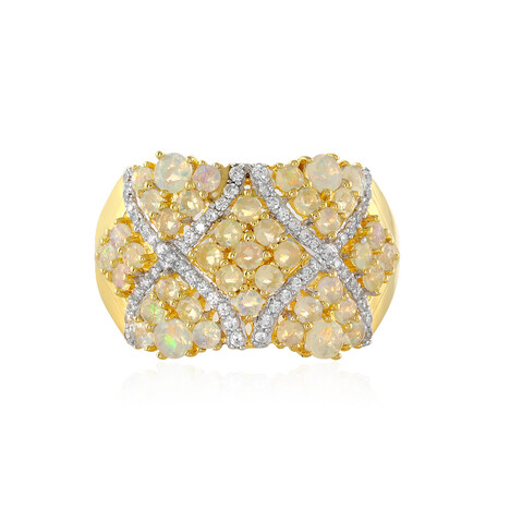 Anello in argento con Opale di Welo