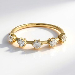 Anello in oro con Diamante I1 (H) (CIRARI)