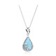 Larimar Silver Necklace