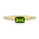 Russian Diopside Silver Ring