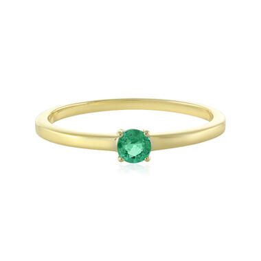 Anello in oro con Smeraldo Russo