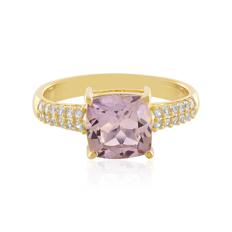 Bague en argent et Amétrine de Anahi