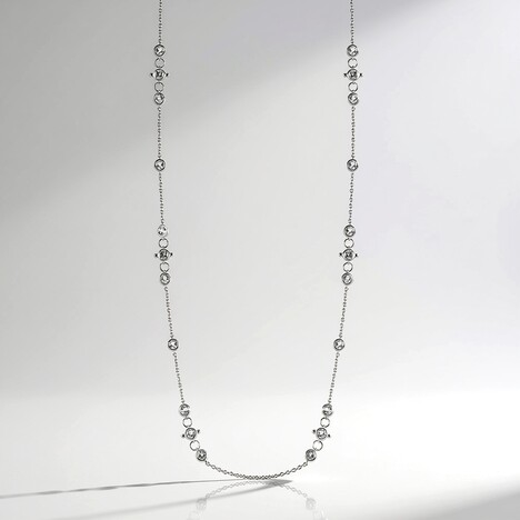 Collana in argento con Topazio Bianco (Dallas Prince Designs)