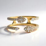 Anello in oro con Diamante SI1 (H)