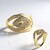 Anello in oro con Diamante Champagne I2 (de Melo Gold)