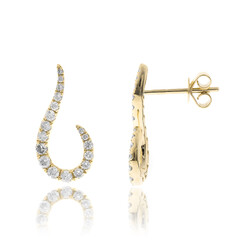 Pendientes en oro con Diamante I1 (H)  (CIRARI)