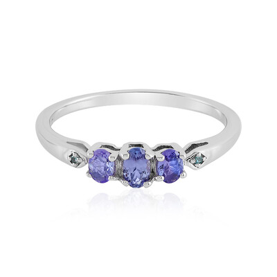 Anello in argento con Tanzanite