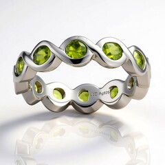 Anello in argento con Idocrasio