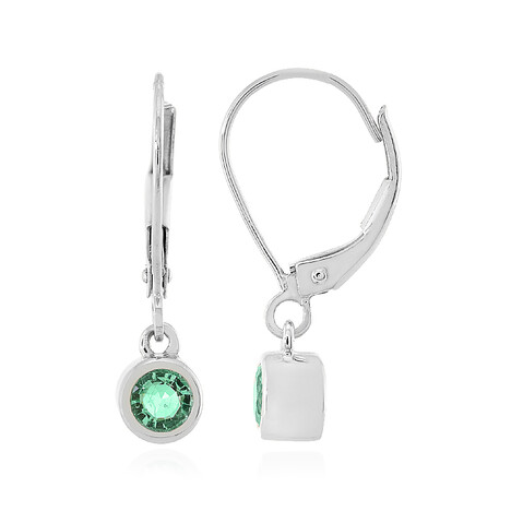 Kolumbianischer Smaragd-Goldohrringe