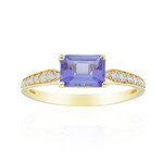 AAA-Tansanit-Goldring (CIRARI)