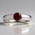 Anello in argento con Rubino Keniano