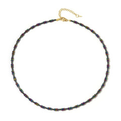 Collier en argent et Hématite noire
