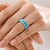 Bague en argent et Turquoise Sleeping Beauty (Faszination Türkis)